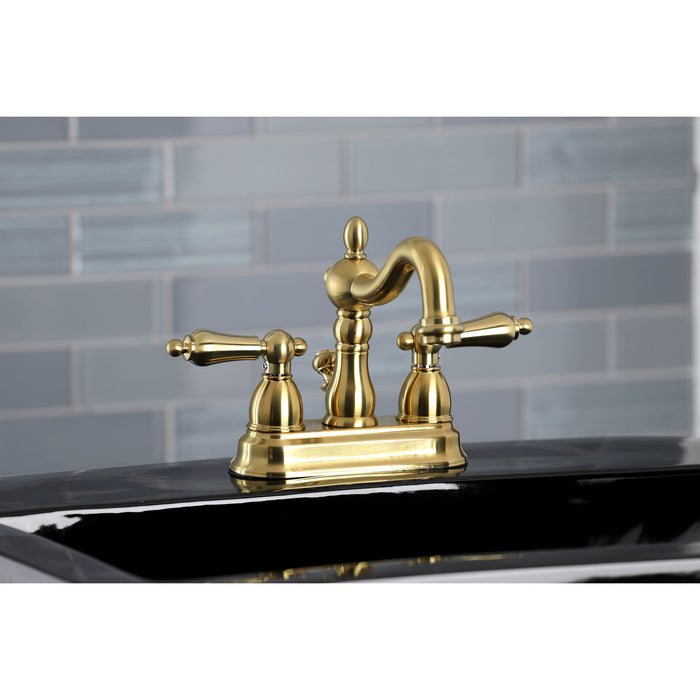 Kingston Brass KB1601ALB 4 in. Centerset Bathroom Faucet, Polished Chrome Kingston Brass KB1601ALB 4 in. Centerset Bathroom Faucet, Polished Chrome