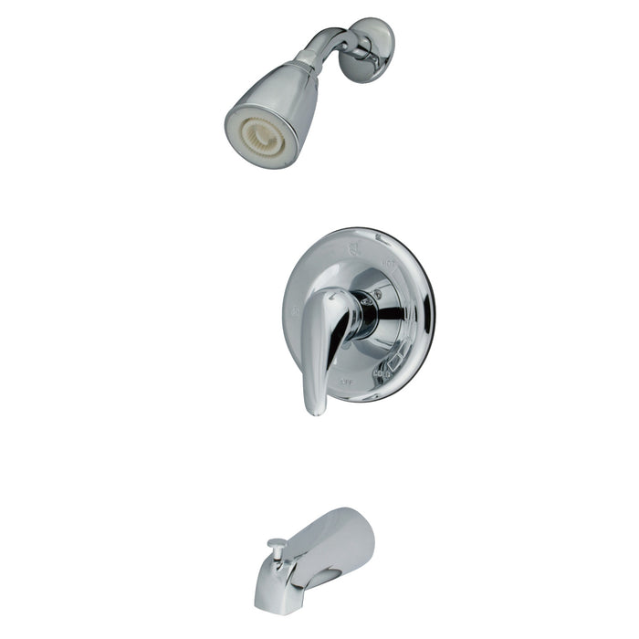 Kingston Legacy KB1631LL Single-Handle Pressure Balanced Tub and Shower Faucet, Polished Chrome