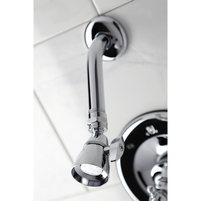 Kingston Heirloom KB1631NLSingle-Handle Pressure Balanced Tub and Shower Faucet, Polished Chrome