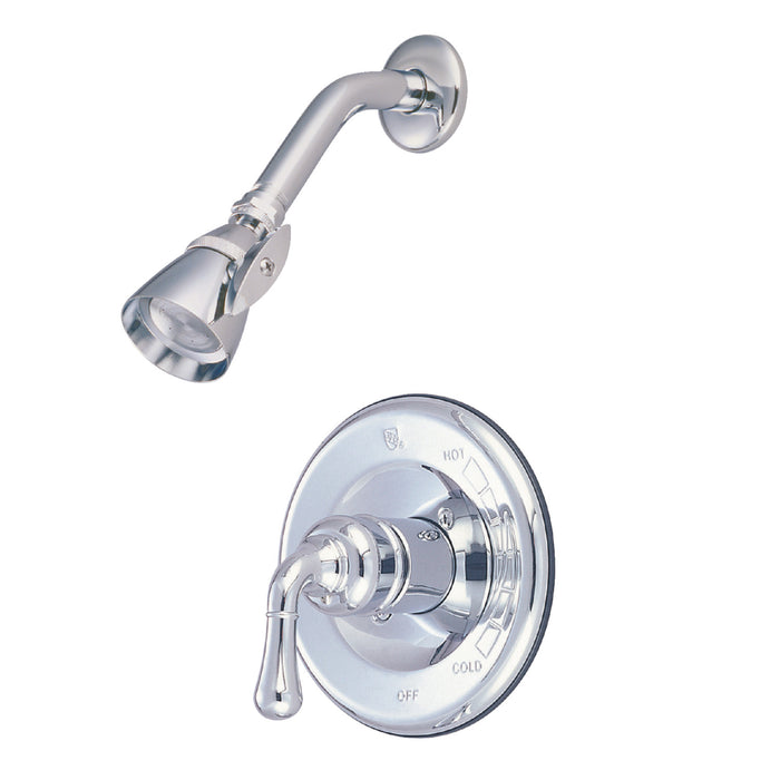 Kingston Magellan KB1631SO Single-Handle Pressure Balanced Shower Faucet, Polished Chrome