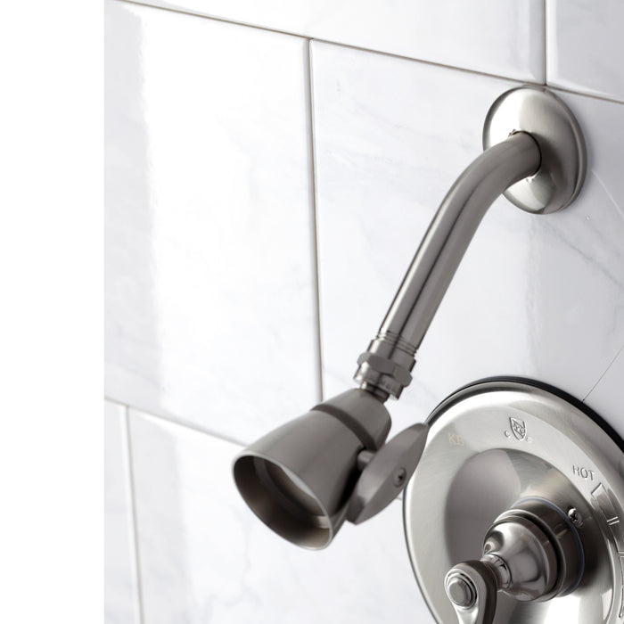 Kingston KB1638FL Single-Handle Pressure Balanced Tub and Shower Faucet, Brushed Nickel
