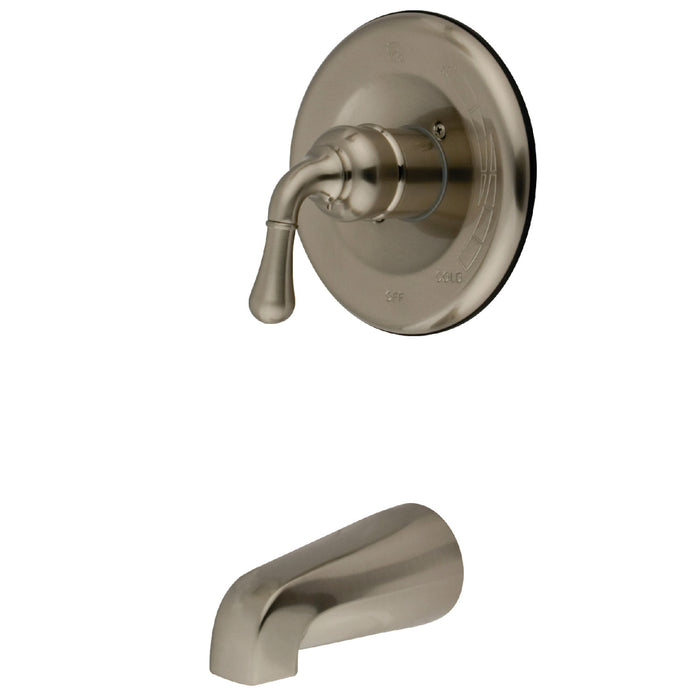 Kingston Tulare KB1638TO - Magellan Single-Handle Pressure Balanced Tub Faucet, Brushed Nickel