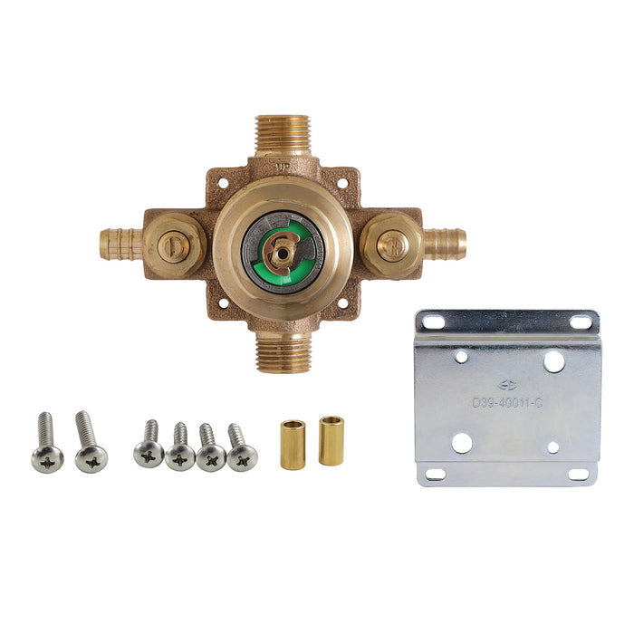 Kingston KB1651VPEX Pressure Balanced Shower Valve, with Stops, Rough