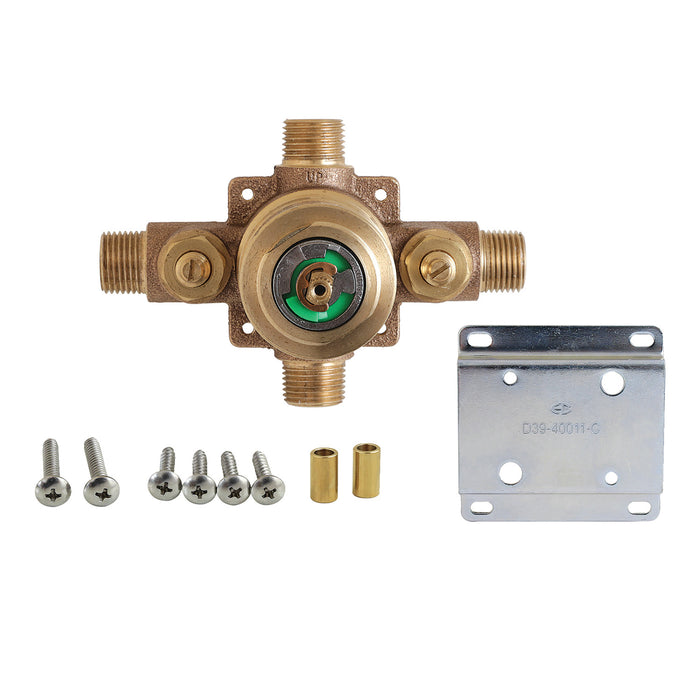 Kingston KB1651VUNI Pressure Balanced Shower Valve, with Stops, Rough