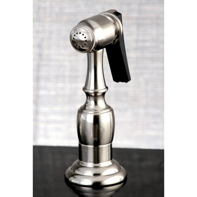 Kingston Brass FB7791ALSP Victorian 8-Inch Centerset Kitchen Faucet – Chrome, Brass, Side Sprayer Included