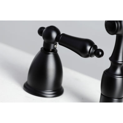 Kingston Heirloom KB1790ALBS - Heritage Double-Handle 4-Hole Widesprea