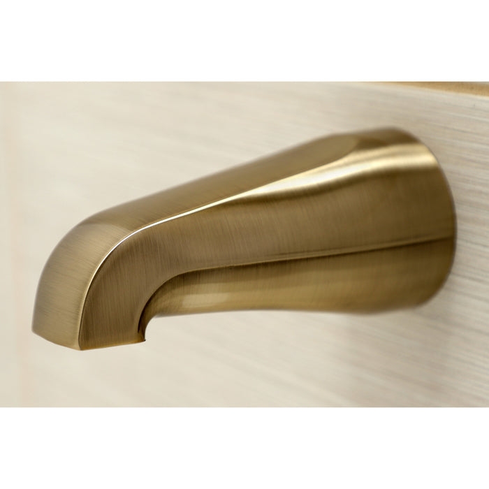 Kingston Heirloom KB233ACLAB - American Classic Triple-Handle Tub and Shower Faucet, Antique Brass