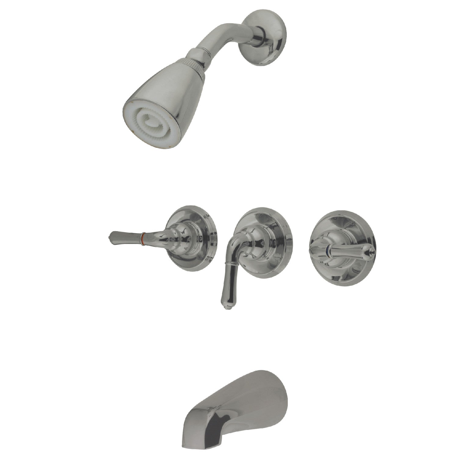 Kingston Tulare KB238 - Magellan Triple-Handle Tub and Shower