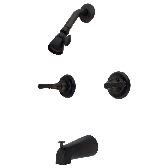 Magellan KB245 Double-Handle Tub and Shower Faucet, Oil Rubbed Bronze