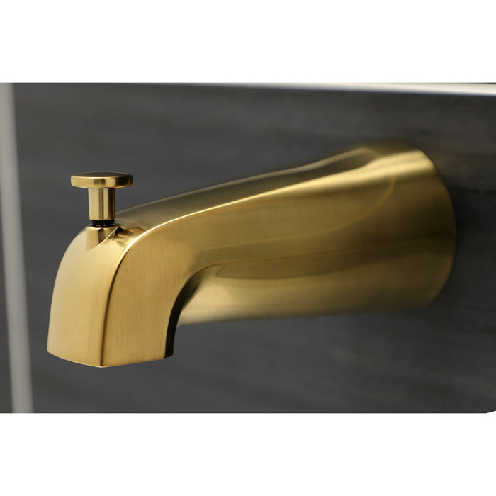 Kingston Heirloom KB247ACL - American Classic Double-Handle Tub and Shower Faucet, Brushed Brass