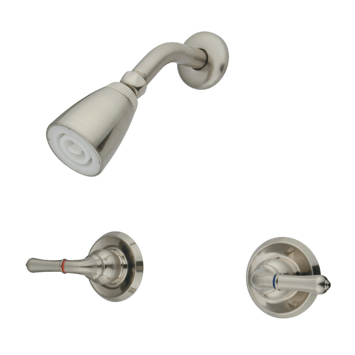 Kingston Tulare KB248SO - Magellan Double-Handle Shower Faucet, Brushed Nickel