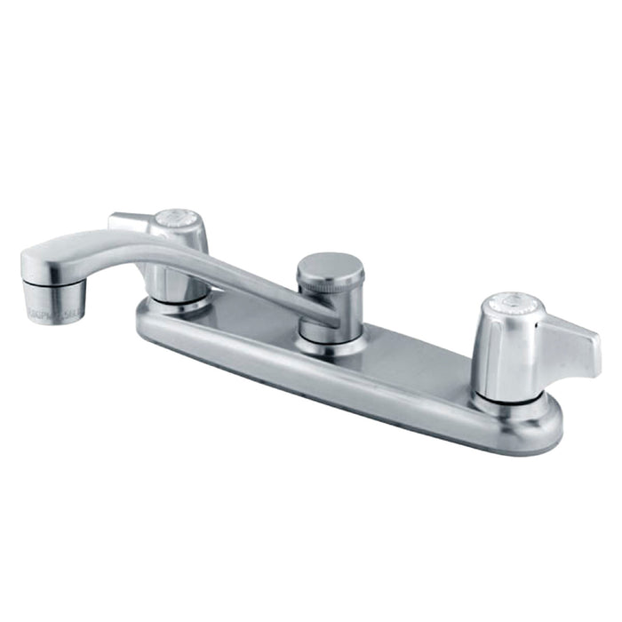 Kingston Magellan KB261 Two-Handle 2-Hole 8" Centerset Kitchen Faucet, Polished Chrome