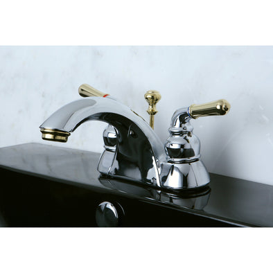 Kingston Tulare KB2624 - Naples Double-Handle 3-Hole Deck Mount 4