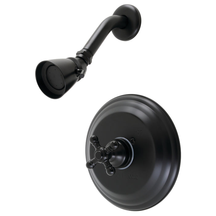 Kingston Heirloom KB2630BXSO - Metropolitan Single-Handle Pressure Balanced Shower Faucet, Matte Black
