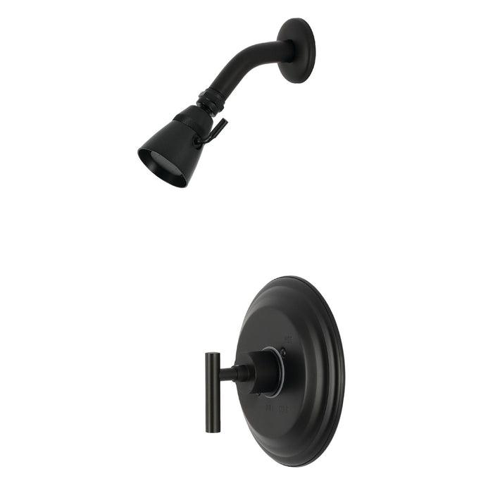 Kingston Manhattan KB2630CMLSO Single-Handle Pressure Balanced Shower Faucet, Matte Black