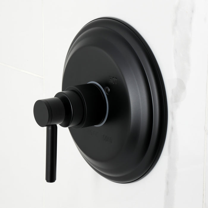 Kingston Tulare KB2630DLSO - Concord Single-Handle Pressure Balanced Shower Faucet, Matte Black