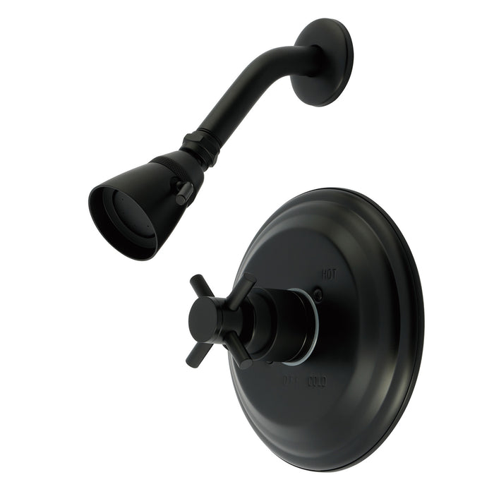 Kingston Tulare KB2630DXSO - Concord Single-Handle Pressure Balanced Shower Faucet, Matte Black
