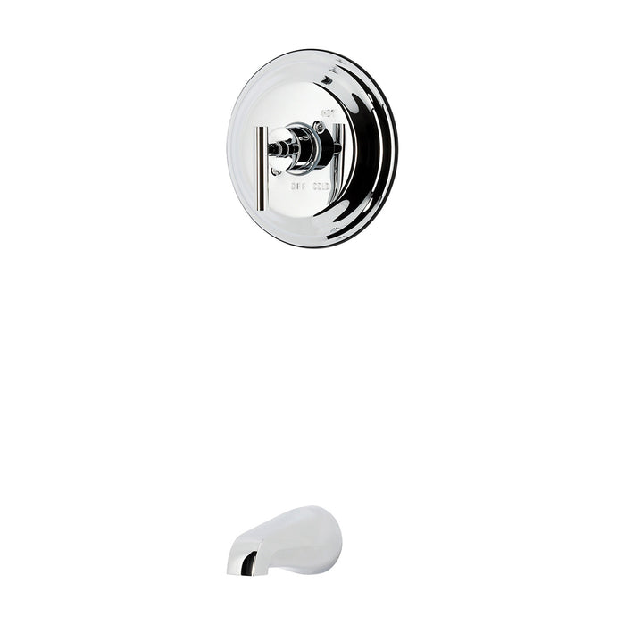 Kingston Manhattan KB2631CMLTO Single-Handle Pressure Balanced Tub Faucet, Polished Chrome