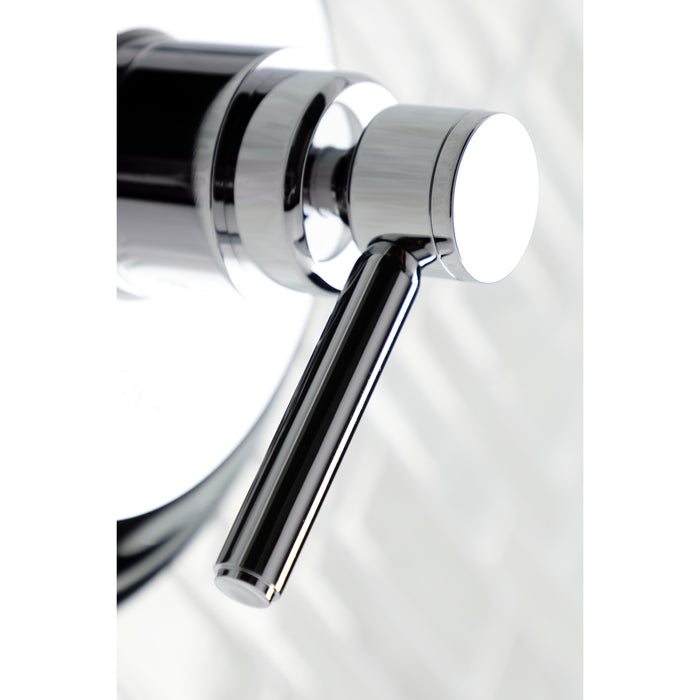 Kingston Tulare KB2631DLTSO Single-Handle Pressure Balanced Shower Faucet, Trim Only, Polished Chrome