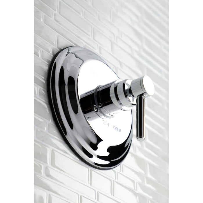 Kingston Tulare KB2631DLTSO Single-Handle Pressure Balanced Shower Faucet, Trim Only, Polished Chrome