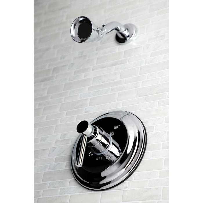 Kingston Tulare KB2631DLTSO Single-Handle Pressure Balanced Shower Faucet, Trim Only, Polished Chrome