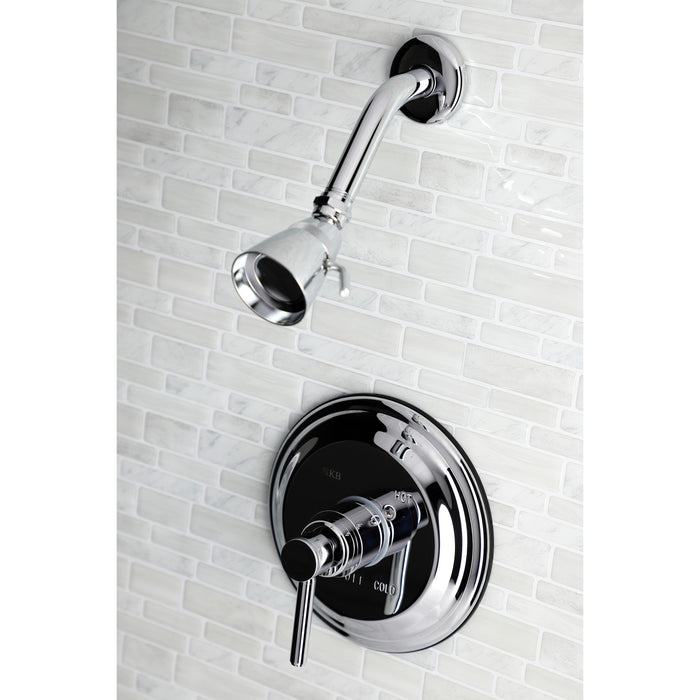 Kingston Tulare KB2631DLTSO Single-Handle Pressure Balanced Shower Faucet, Trim Only, Polished Chrome