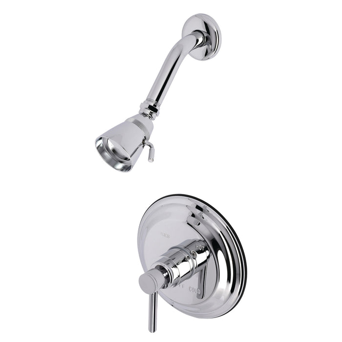 Kingston Tulare KB2631DLTSO Single-Handle Pressure Balanced Shower Faucet, Trim Only, Polished Chrome