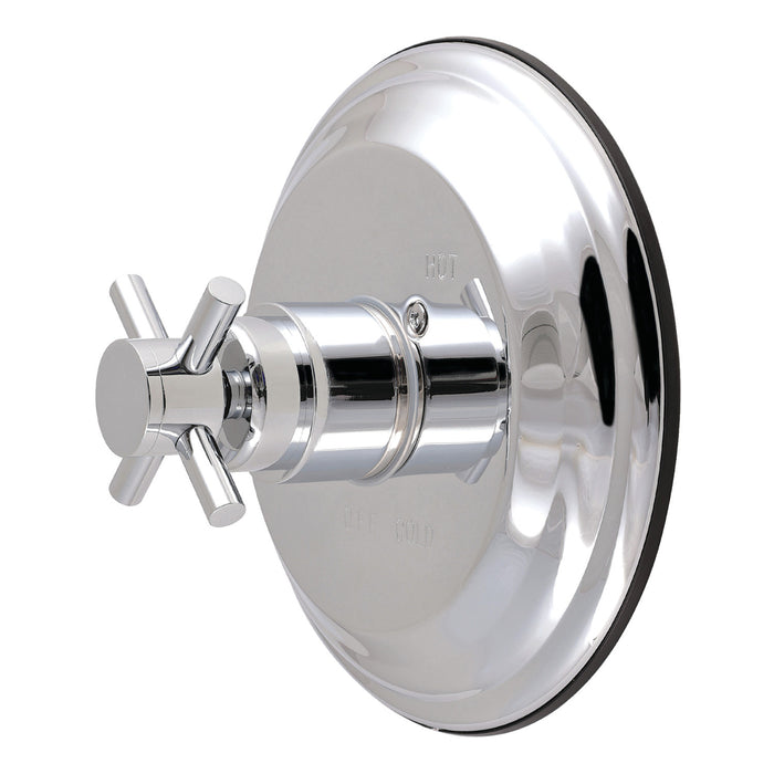 Kingston Concord KB2631DXE Single-Handle Pressure Balanced Shower Valve and Trim Set, Polished Chrome (Valve Included)