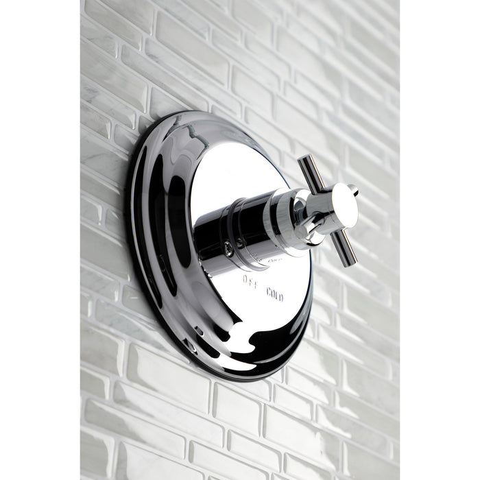 Kingston Tulare KB2631DXTSO - Concord Single-Handle Pressure Balanced Shower Faucet, Trim Only, Polished Chrome