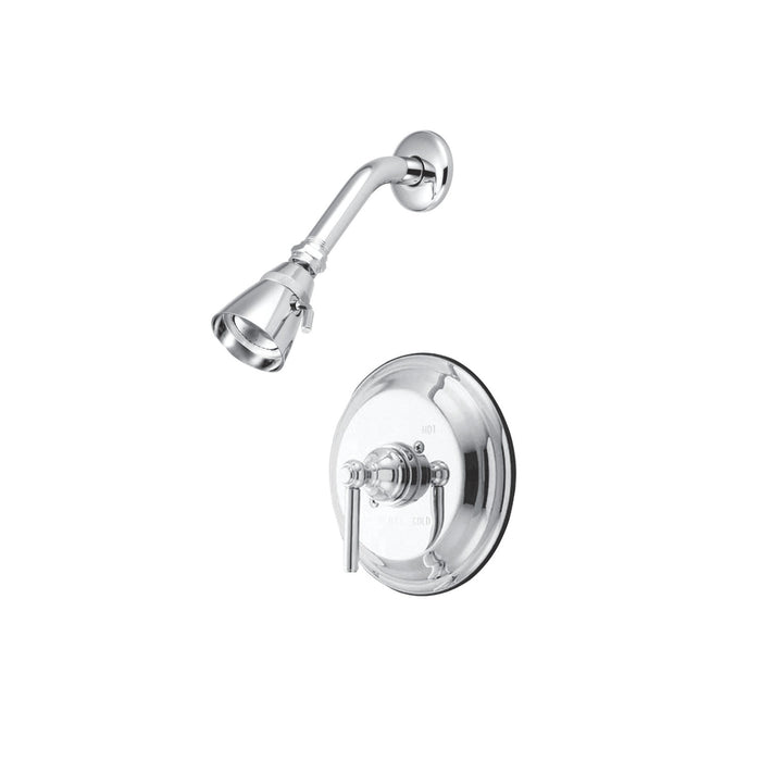 Kingston Elinvar KB2631ELSO Single-Handle Pressure Balanced Shower Faucet, Polished Chrome