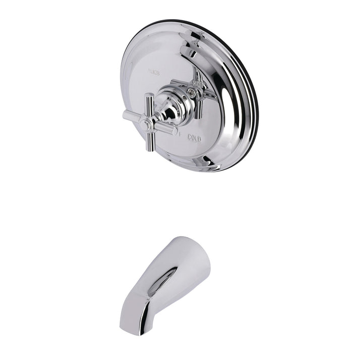 Kingston Tulare KB2631EXTO Single-Handle Pressure Balanced Tub Faucet, Polished Chrome
