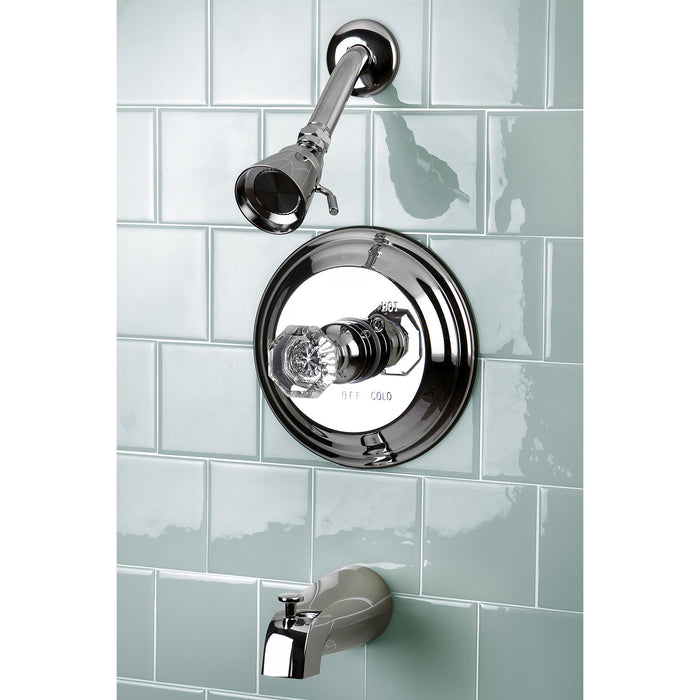 Kingston Heirloom KB2631WCL - Celebrity Single-Handle Pressure Balanced Tub and Shower Faucet, Polished Chrome