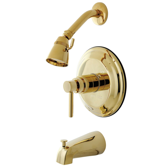 Kingston Tulare KB2632DLT - Concord Single-Handle Pressure Balanced Tub and Shower Faucet, Trim Only, Polished Brass
