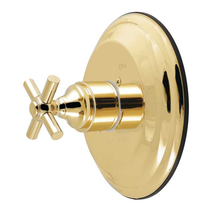 Kingston Elinvar KB2632EXE Single-Handle Pressure Balanced Shower Valve Trim Kit, Polished Brass