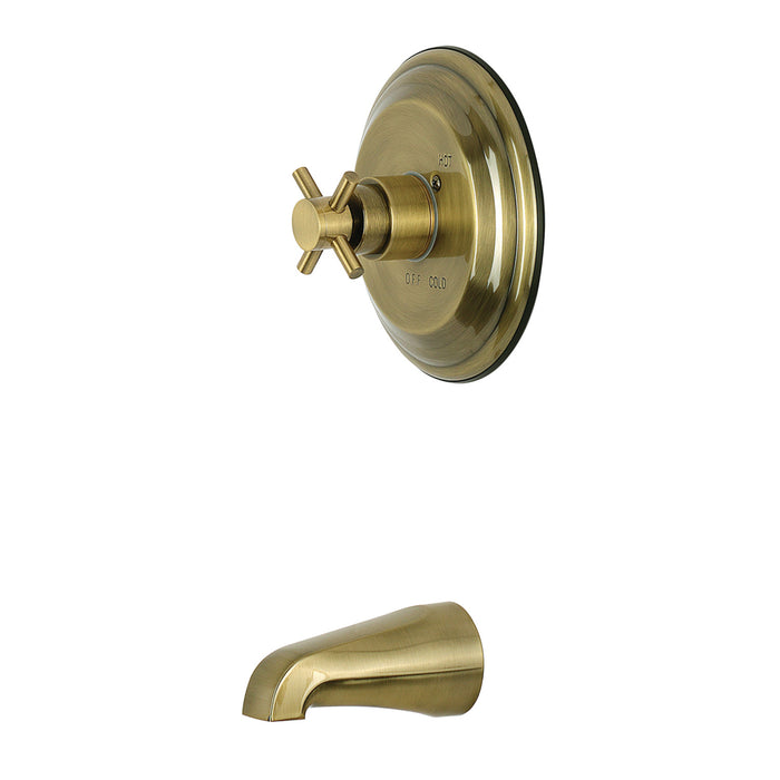 Kingston Tulare KB2633DXTO - Concord Single-Handle Pressure Balanced Tub Faucet, Antique Brass