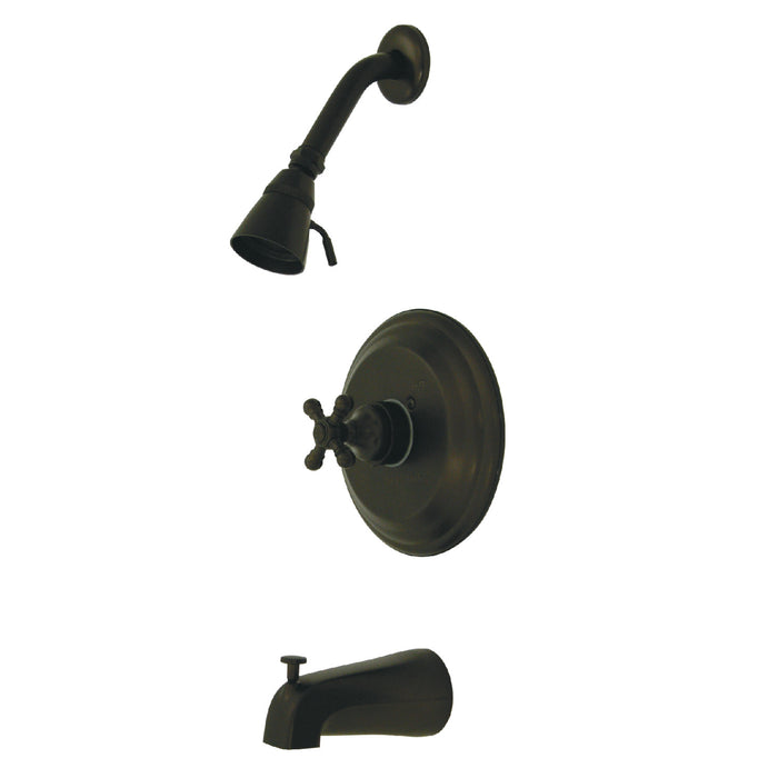 Kingston Heirloom KB2635BXT - Metropolitan Single-Handle Pressure Balanced Tub and Shower Faucet, Trim Only, Oil Rubbed Bronze