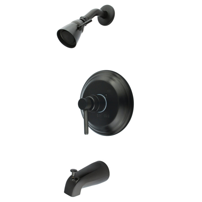 Kingston Tulare KB2635DLT - Concord Single-Handle Pressure Balanced Tub and Shower Faucet, Trim Only, Oil Rubbed Bronze