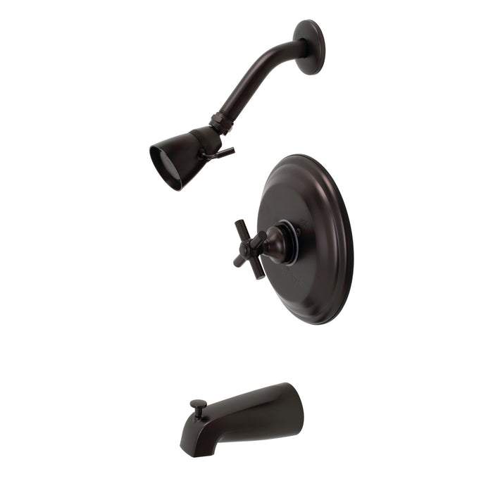 Kingston Tulare KB2635EXT Single-Handle Pressure Balanced Tub and Shower Faucet, Trim Only, Oil Rubbed Bronze