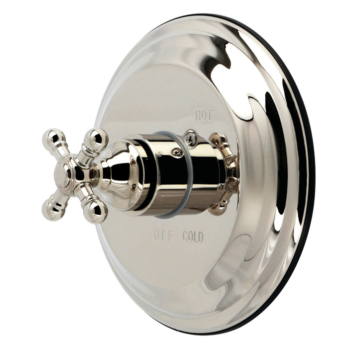 Kingston Metropolitan KB2636BXE Single-Handle Pressure Balanced Shower Valve and Trim Set, Polished Nickel (Valve Included)