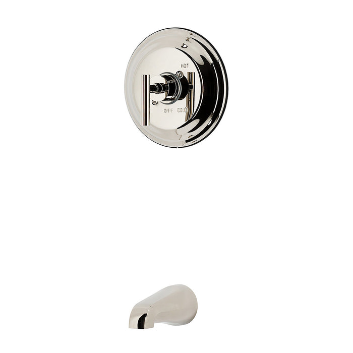 Kingston Manhattan KB2636CMLTO Single-Handle Pressure Balanced Tub Faucet, Polished Nickel