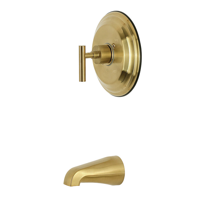 Kingston Manhattan KB2637CMLTO Single-Handle Pressure Balanced Tub Faucet, Brushed Brass