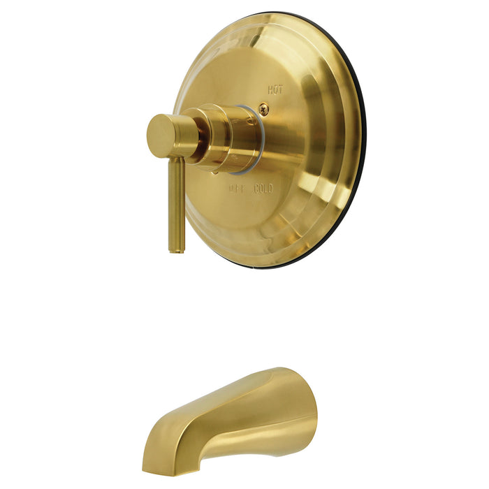 Kingston Tulare KB2637DLTO - Concord Single-Handle Pressure Balanced Tub Faucet, Brushed Brass