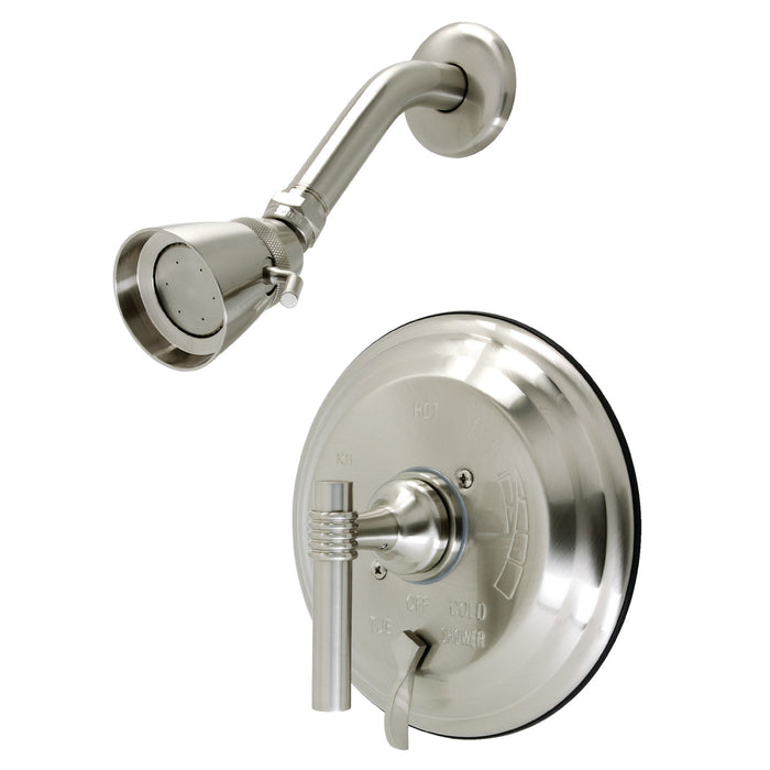 Kingston Tulare KB26380MLSO Single-Handle Pressure Balanced Shower Faucet, Brushed Nickel