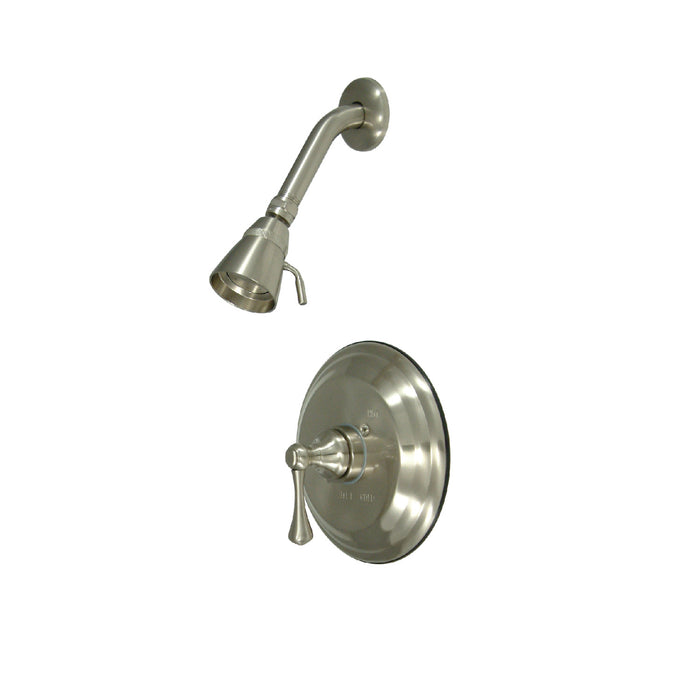 Kingston Magellan KB2638BLSO Single-Handle Pressure Balanced Shower Faucet, Brushed Nickel