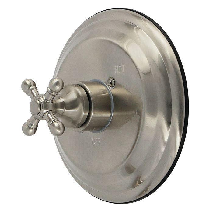 Kingston Metropolitan KB2638BXE Single-Handle Pressure Balanced Shower Valve and Trim Set, Brushed Nickel (Valve Included)