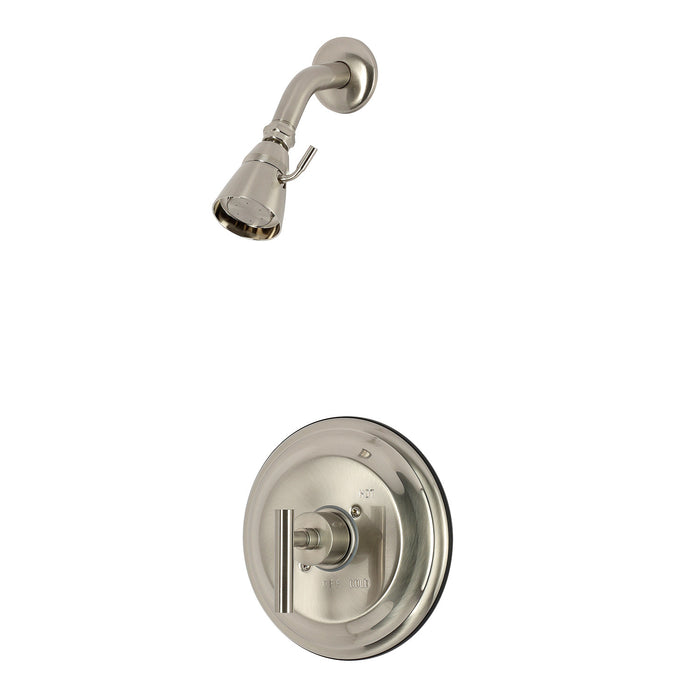 Kingston Manhattan KB2638CMLSO Single-Handle Pressure Balanced Shower Faucet, Brushed Nickel