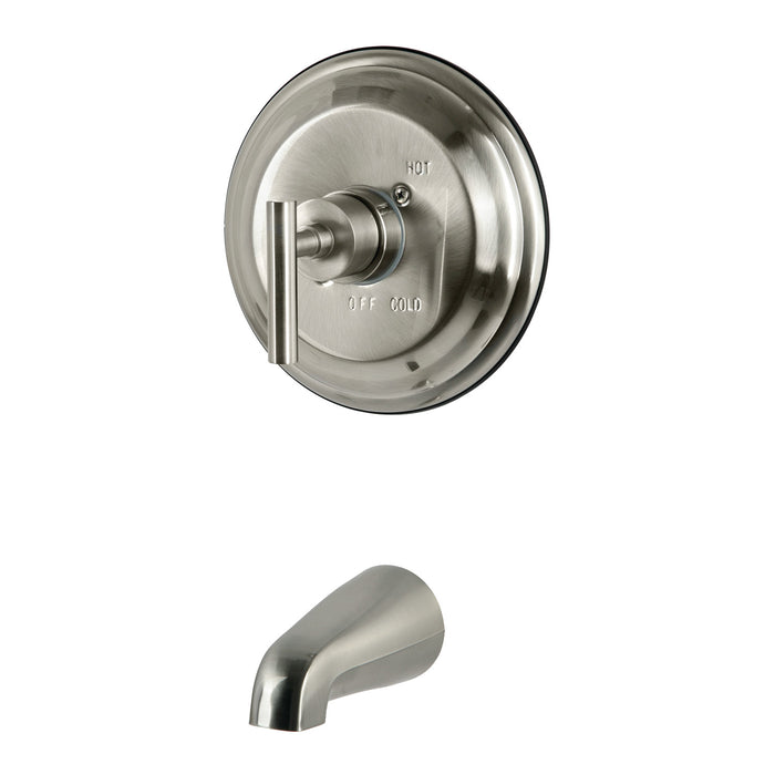 Kingston Manhattan KB2638CMLTO Single-Handle Pressure Balanced Tub Faucet, Brushed Nickel