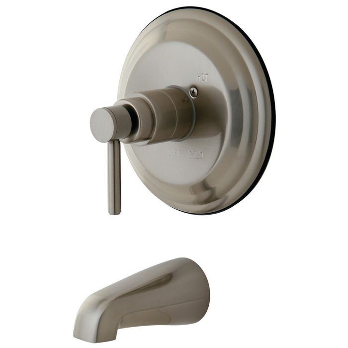 Kingston Tulare KB2638DLTO - Concord Single-Handle Pressure Balanced Tub Faucet, Brushed Nickel