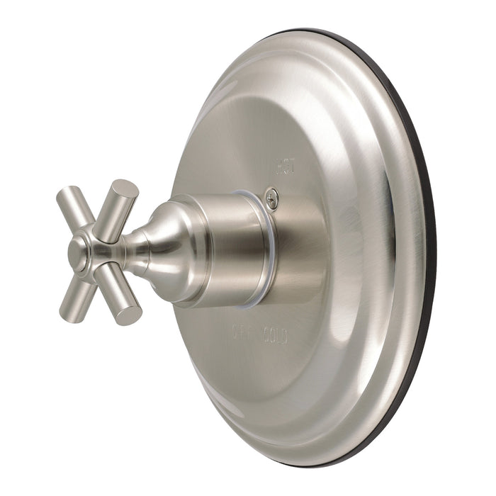 Kingston Elinvar KB2638EXE Single-Handle Pressure Balanced Shower Valve and Trim Set, Brushed Nickel (Valve Included)