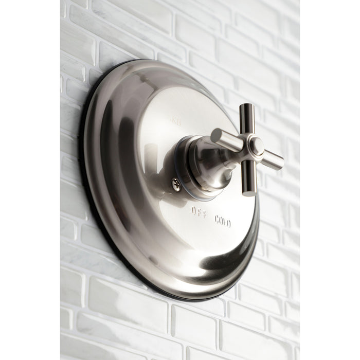 Kingston Tulare KB2638EXTO Single-Handle Pressure Balanced Tub Faucet, Brushed Nickel